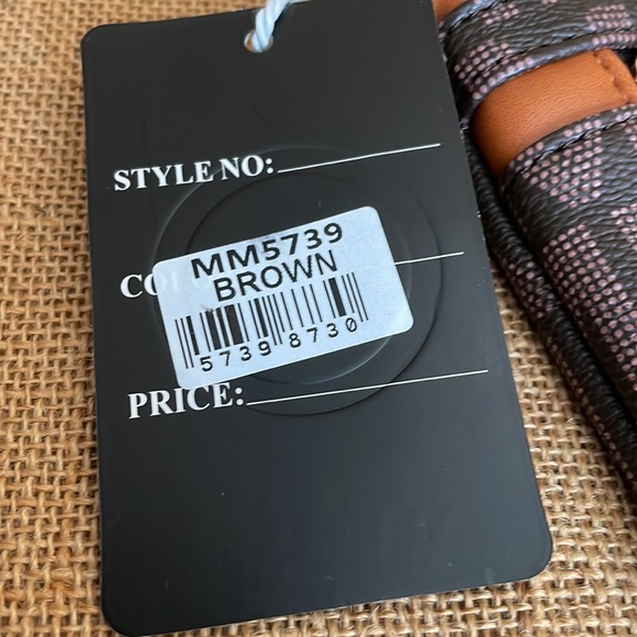 Vegan Leather Crossbody Wristlet Combo Bag NEW - Picture 5 of 10